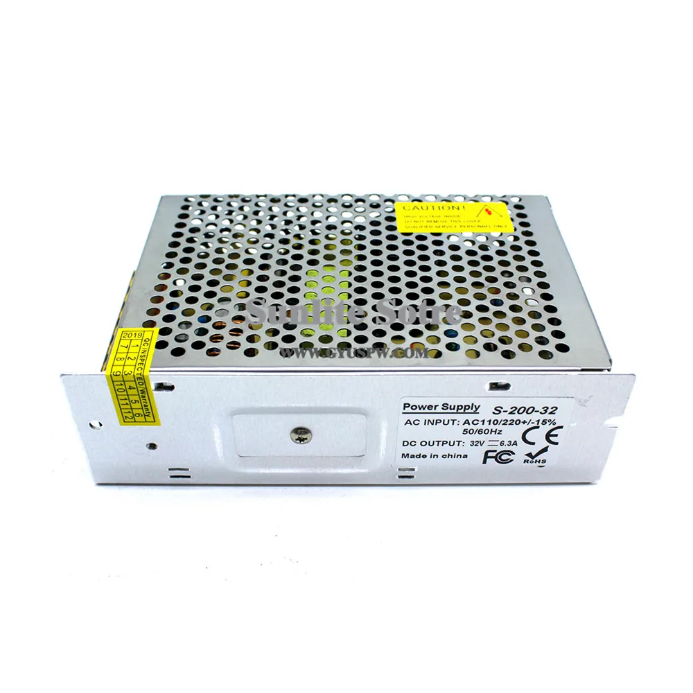 Dc источник питания 32v 6.3A 200w светодиодный трансформатор драйвера 220V 110V AC Fonte dc32v