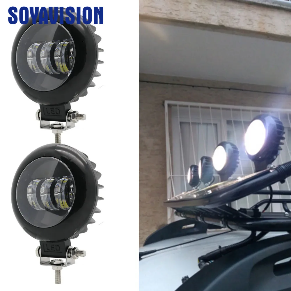 Черный/красный светодиодный Бар Offroad Рабочий светильник бар 4 2 &quot30W 12V 24V SUV 4x4