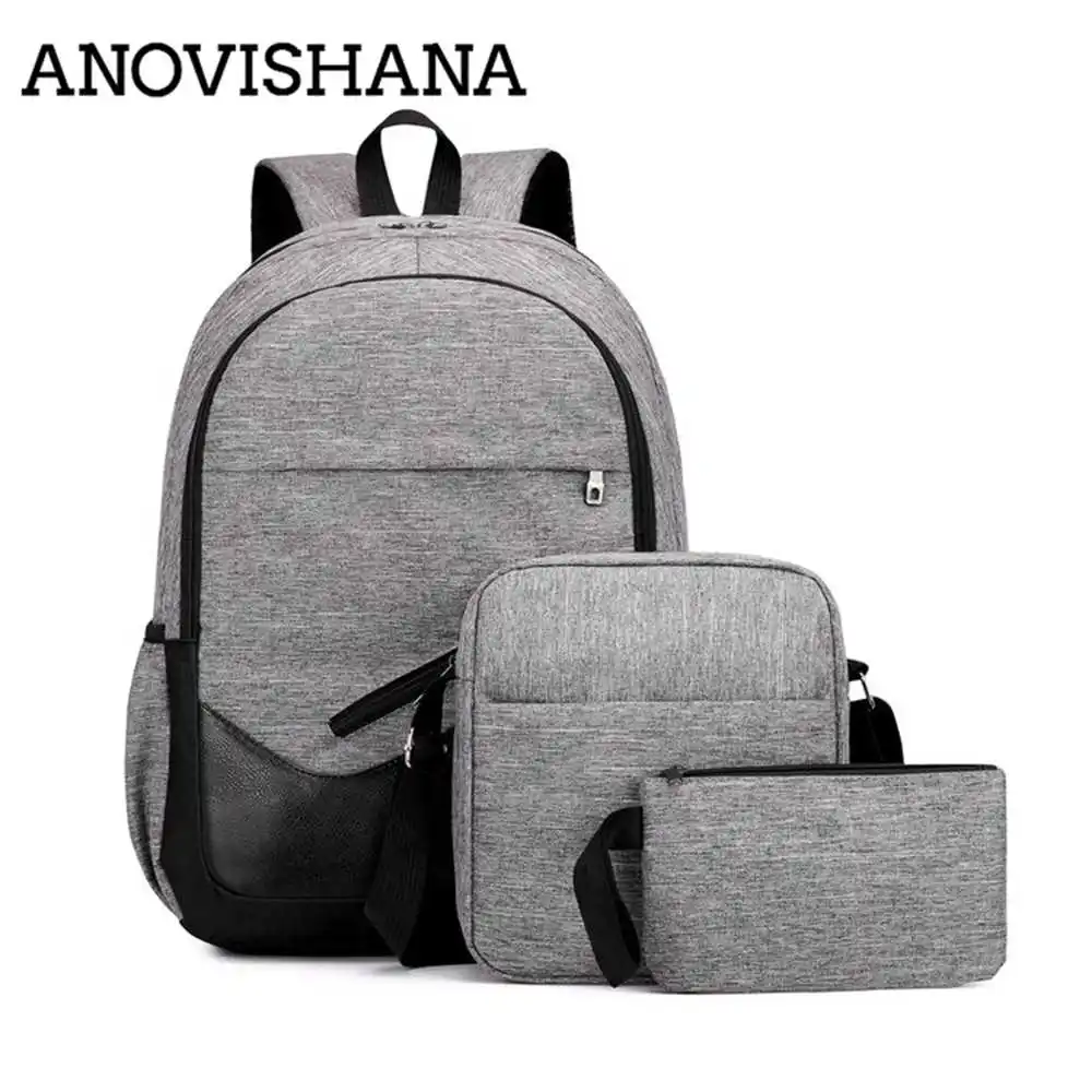 ANOVISHANA 3 шт./компл. женская и мужская ткань для рюкзаков прочная сумка через плечо