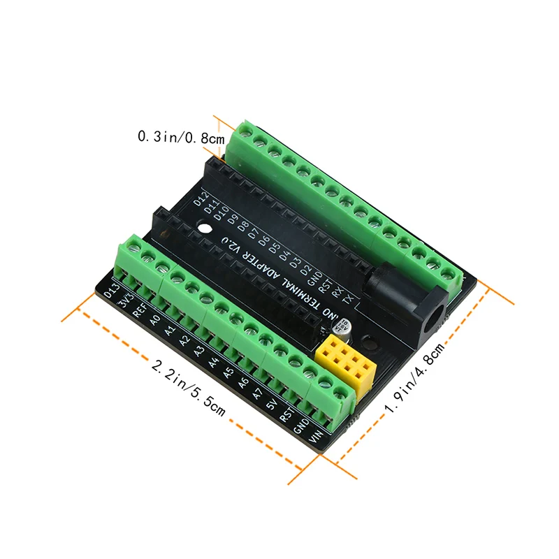 Keywish нано терминал плата адаптера расширения для Arduino Nano V3.0 AVR ATMEGA328P с NRF2401+ интерфейс расширения питания постоянного тока