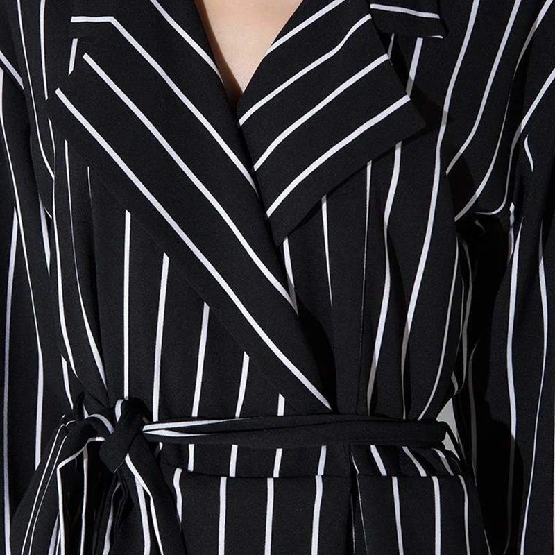 2016 Весна Лето Сексуальная Полосатый Комбинезон Модные Комбинезоны V-образным