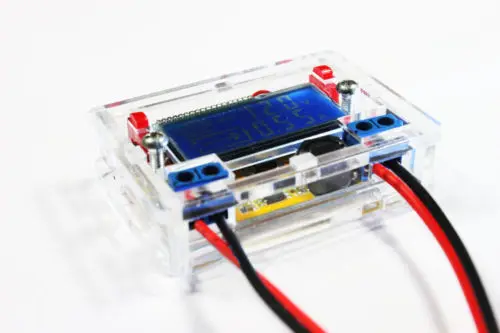 Регулируемый понижающий модуль электропитания с ЖК дисплеем отображением