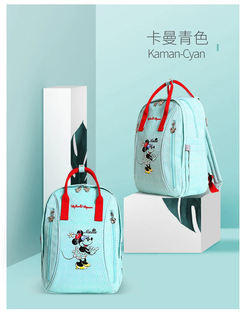 Disney бутылочки для кормления Изоляционные сумки USB Ткань Оксфорд сумка для хранения подгузников рюкзак мода водонепроницаемый большой емкости Сумки для подгузников