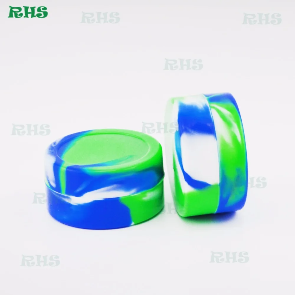 

50pcs Silicone Containers For Wax, Silicone Containers Jars 1.5ml 3ml 5ml 6ml 7ml 10ml 22ml silicone container free shipping