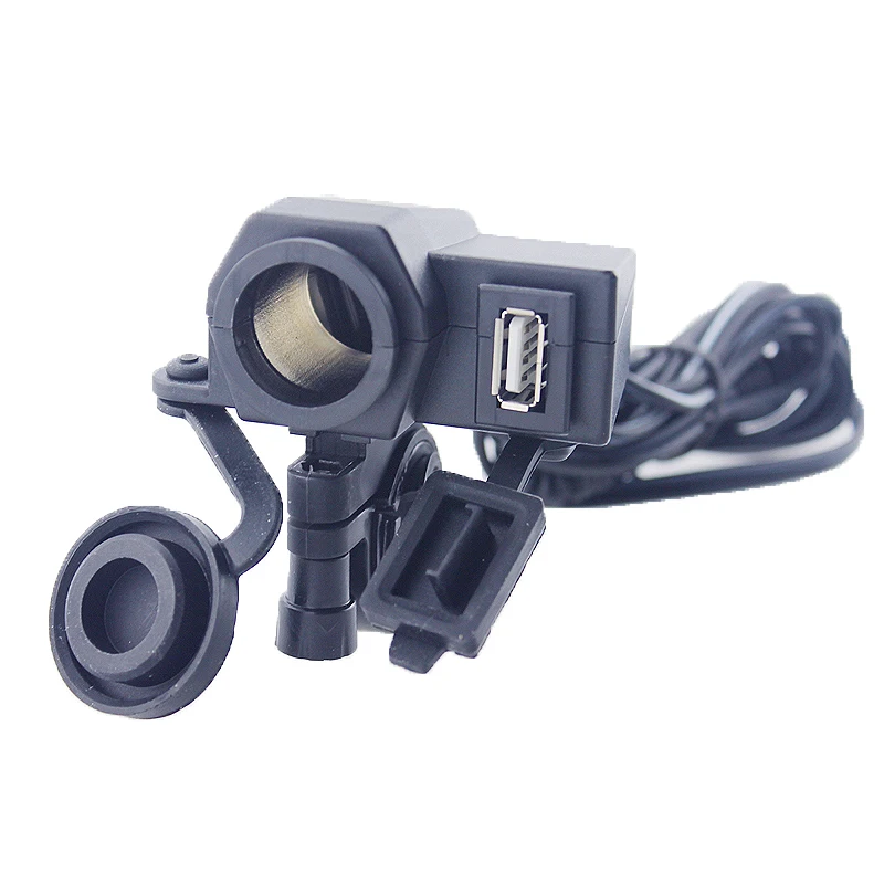 Водонепроницаемая розетка на руль мотоцикла 12 В 5 В|cigarette lighter socket usb|power motorcyclecigarette