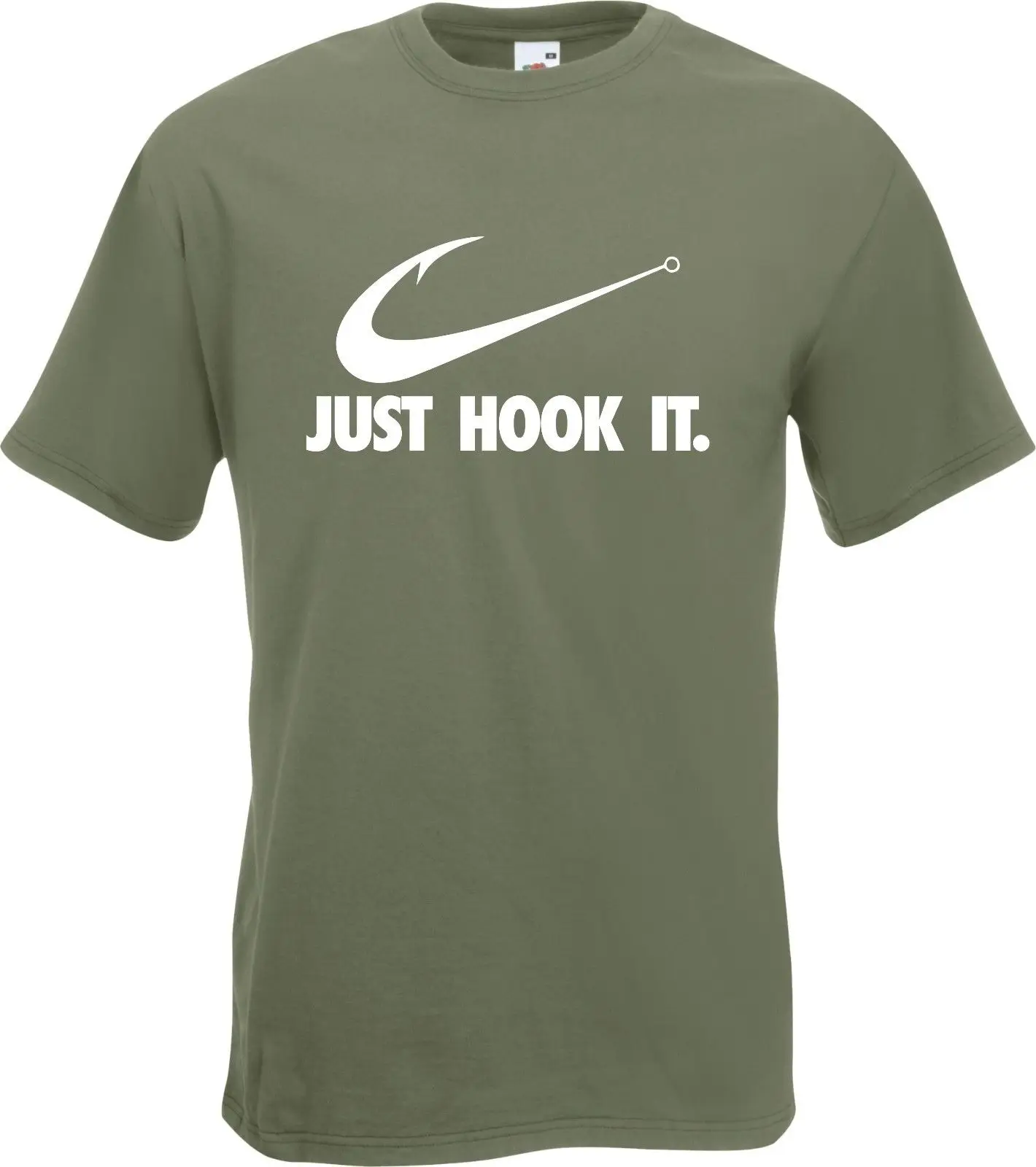 JUST HOOK IT забавная рыба Рыбацкая футболка подарок рыболовная новые футболки