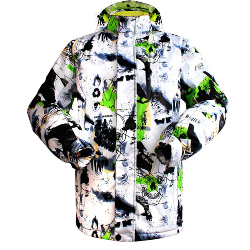 SAENSHING Лыжная куртка Для мужчин зимняя сноуборд Водонепроницаемый утолщаются