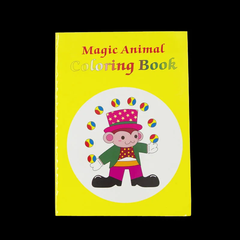 Забавная книжка-раскраска среднего размера комедия волшебные книги крупным