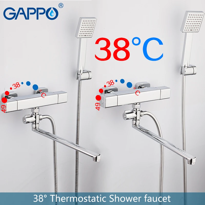 Смеситель для душа GAPPO смеситель с водопадом термостатический ванной|Смесители