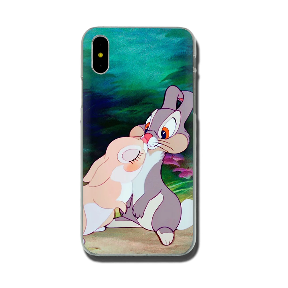 H1 Жесткий чехол Bambi Thumper для iphone 5 5s 6 6s 7 8 plus X XR XS MAX 11 pro Max - Цвет: H1