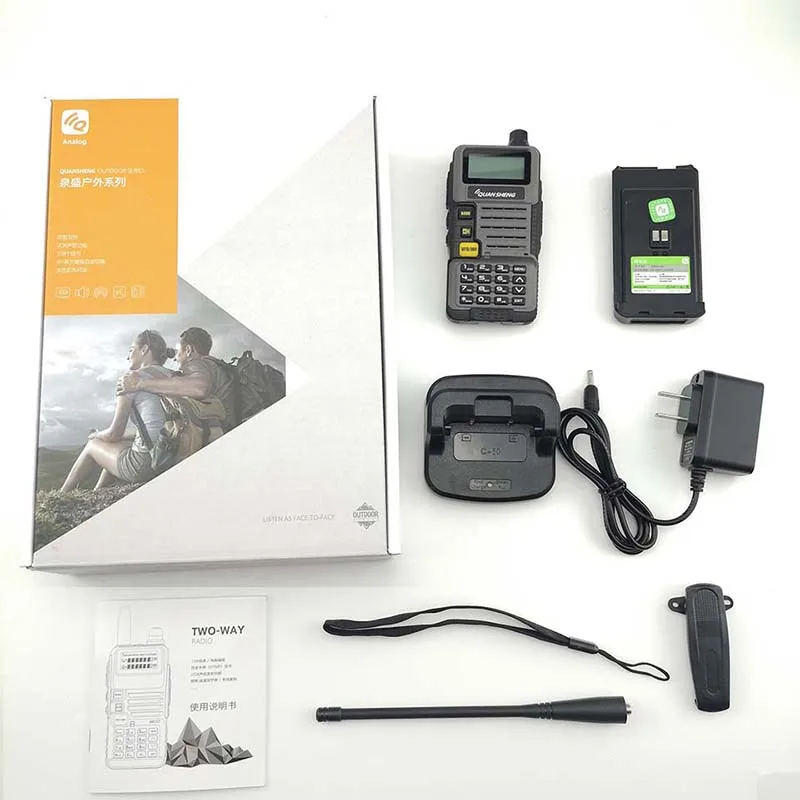 Quansheng UV-R50-2 Upgrade Mobile Walkie Talkie Vhf Uhf Dual Band Radio Comunicador Hf Transceiver Scanner Baofeng Uv-5r Similar