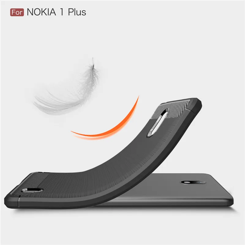 Мягкие силиконовые ТПУ чехлы для Nokia 1 Plus Чехол протектор противоударный чехол