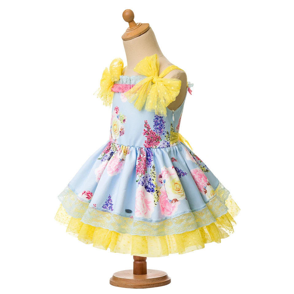 Pettigirl New Design Summer Floral Girl Dress Sleeveless Boutique Everyday Wear Children Clothes G-DMGD105-B261 |