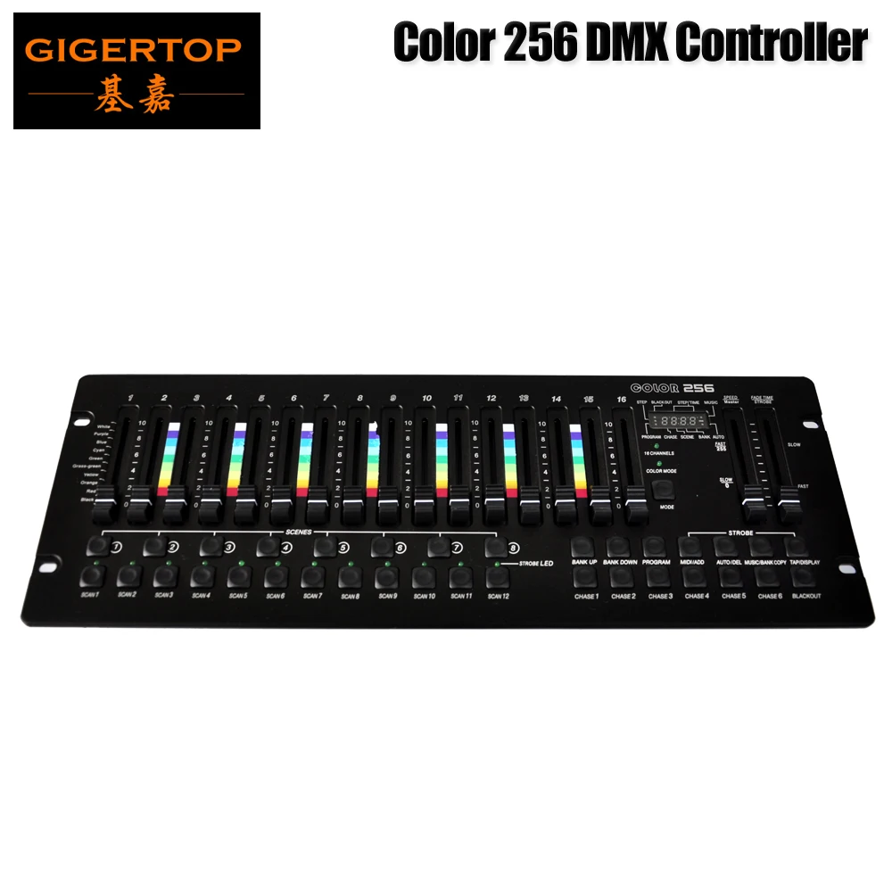 TIPTOP COLOR 256 консоль 192 компьютерное освещение канал RGB/RGBW эффект каналы LED функция