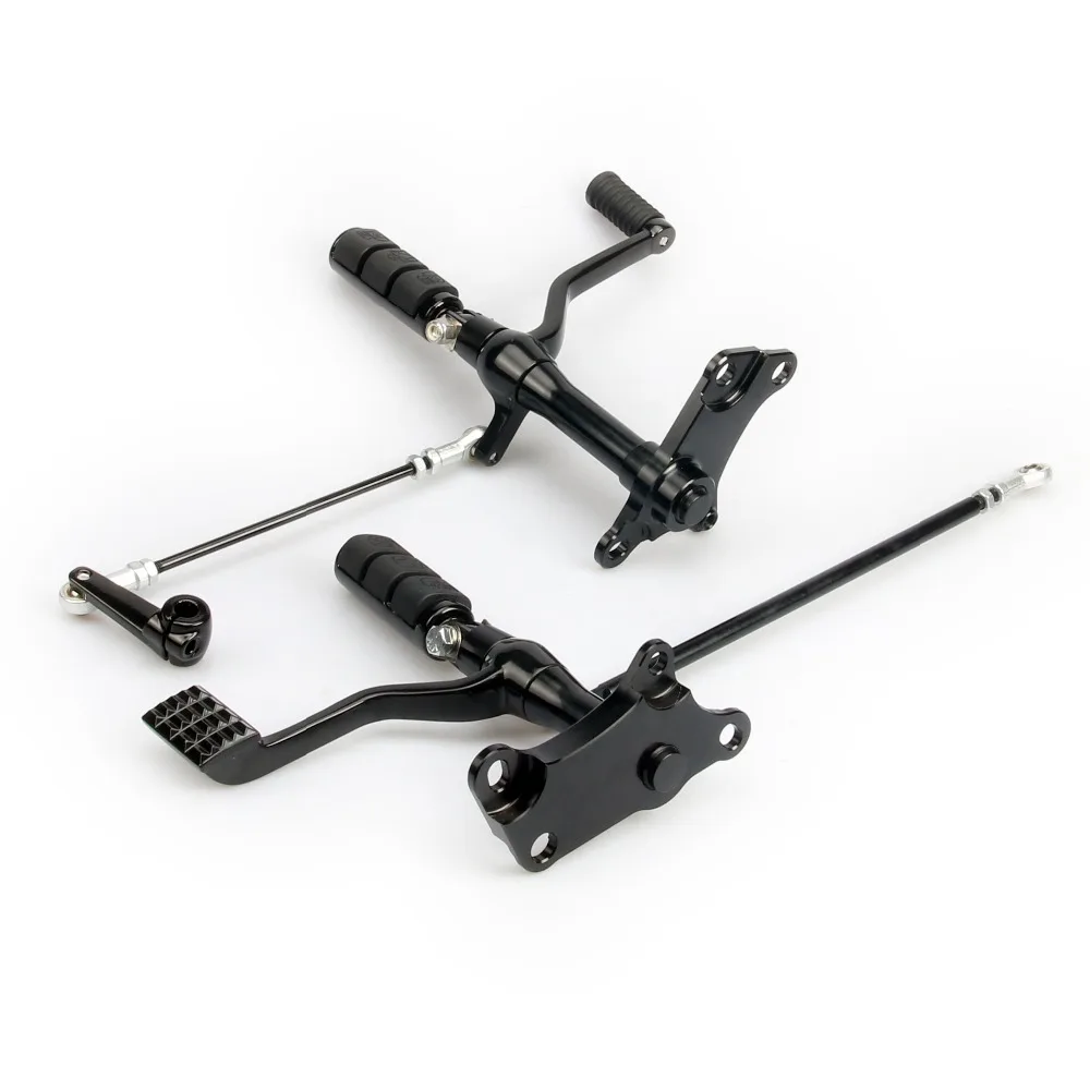 Motorcycle accessories Gloss black Forward Controls Foot Pegs Levers Linkages For Harley Sportster XL883 1200 1991-2003 | Автомобили и