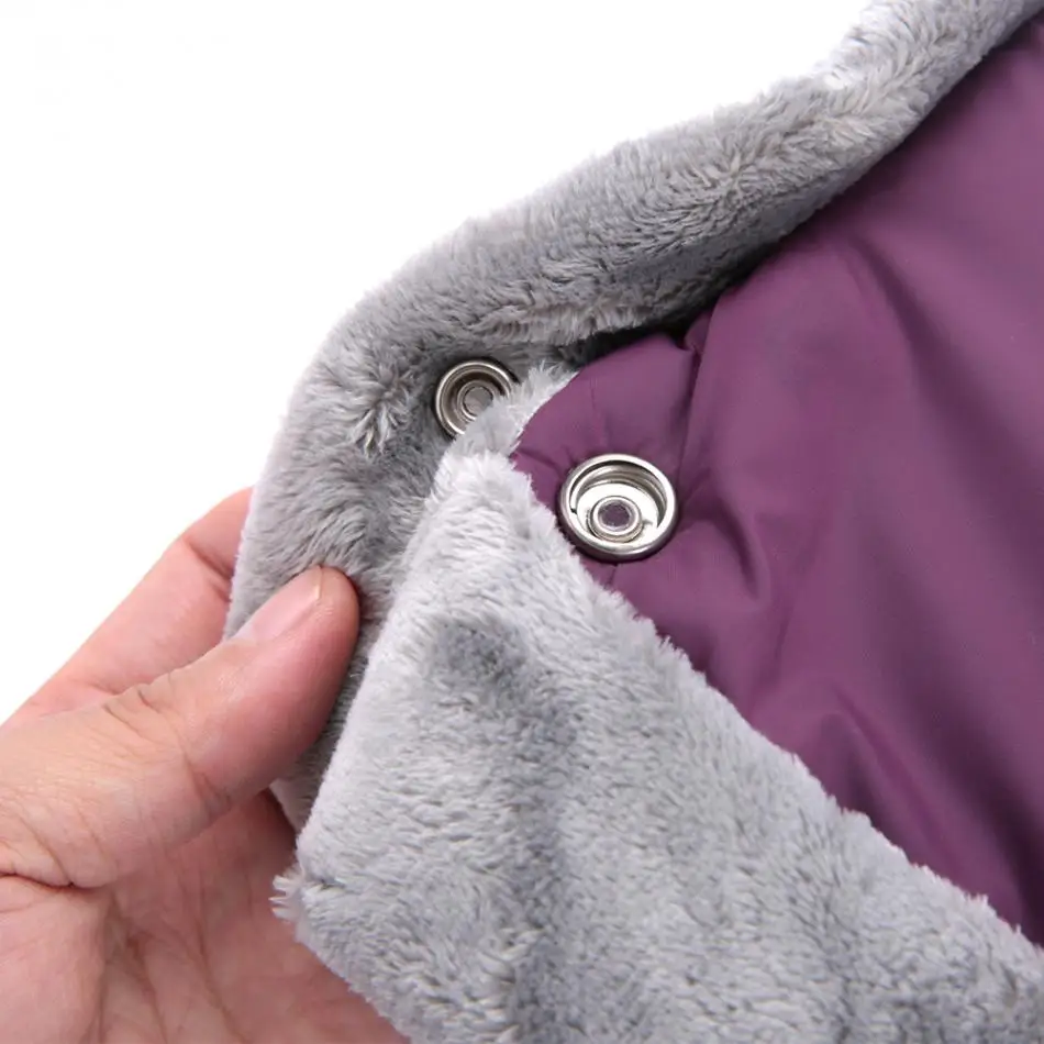 Winter Warm Baby Stroller Gloves hand cover Waterproof Thickened Warm Soft Gloves for Outdoor Trolleys stroller accessories