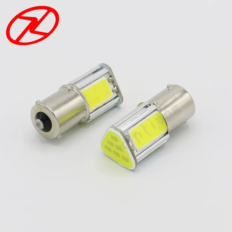 2PCS Universal 1156 G18 Ba15s P21W 4 COB Turn Signal Reverse Light LED Auto Car Stop Brake Bulb Lamp 12V | Автомобили и мотоциклы