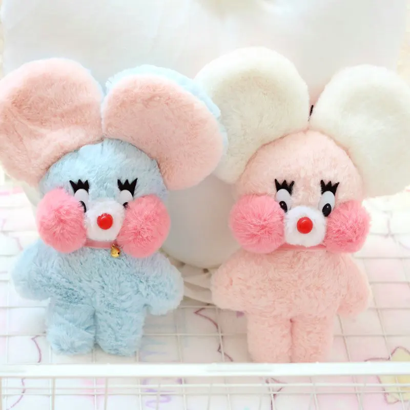 Мягкая Корейская плюшевая кукла Ins Cafe Mimi Mouse набивные животные розовый кролик