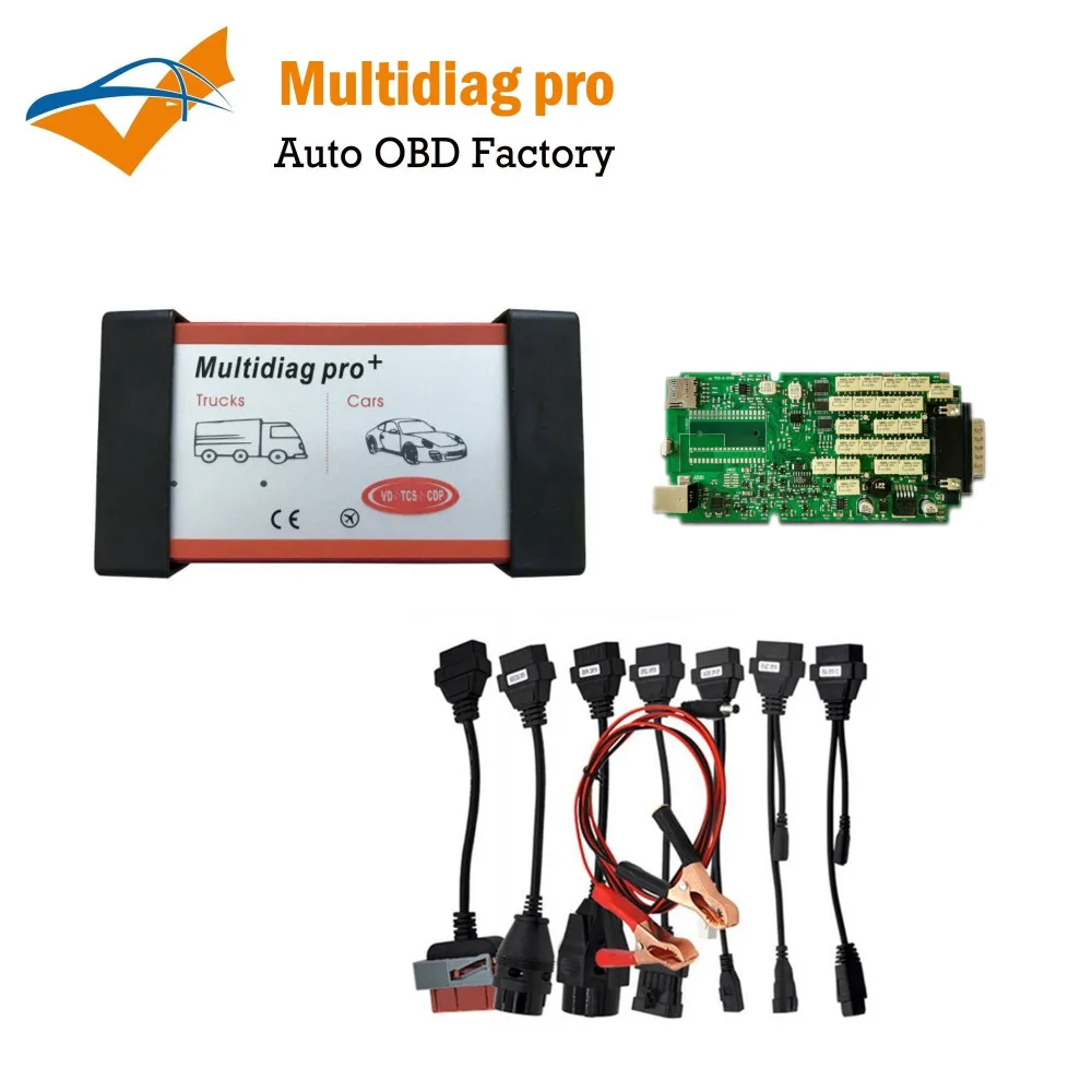 WOW CDP зеленый отдельная печатная плата 2015R3 с Keygen multidiag Pro + плюс Bluetooth OBD2