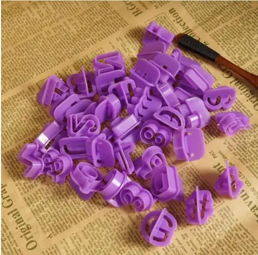 40 шт. Алфавит буквы цифра помадка торт форма для выпечки бисквита формочки