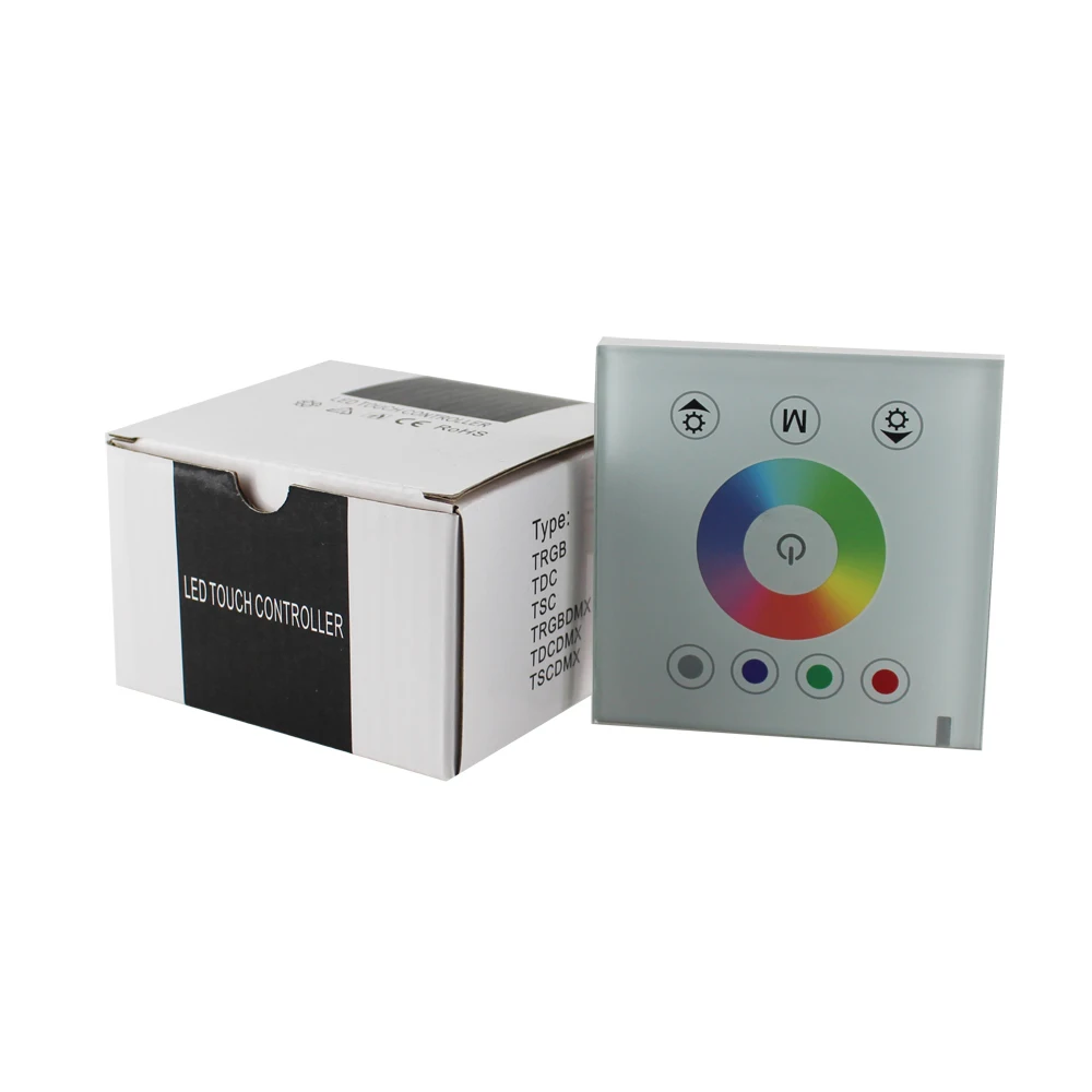 DC12 24V DIY домашнее освещение RGBW контроллер Сенсорная панель домашний настенный