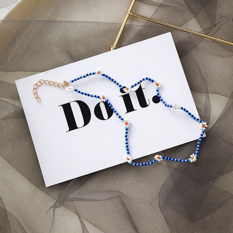 Necklace 8 Ожерелье-чокер с бусинами и подвеской в виде ракушки, модное золотое ожерелье-цепочка для женщин, ювелирные изделия, короткие чокер, воротник - Окраска металла: Necklace 8