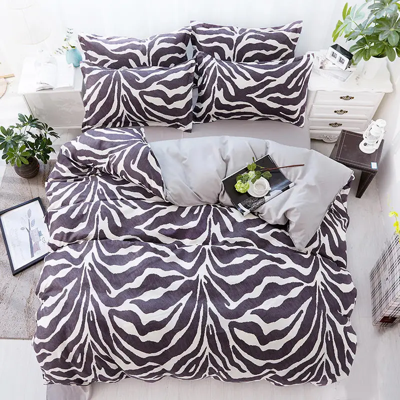 

Zebra Print Design Camouflage Duvet Cover Bedding Set with Pillowcases