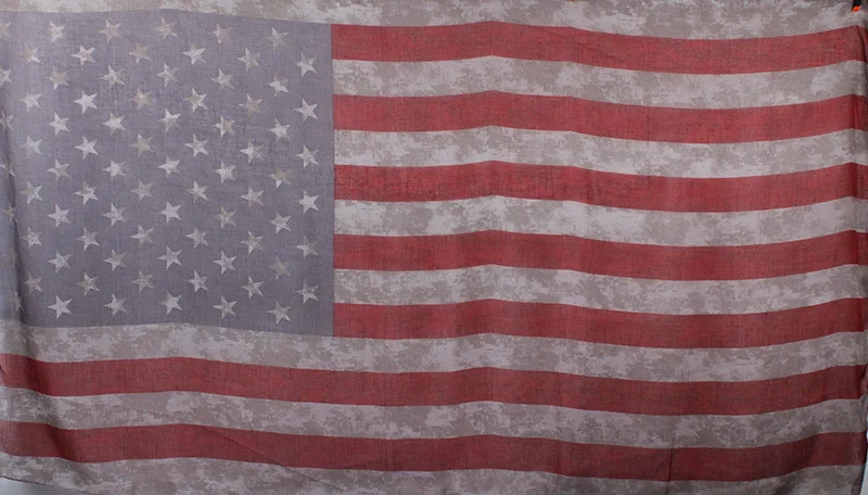 Бесплатная доставка женский Американский флаг принт американский звезды в