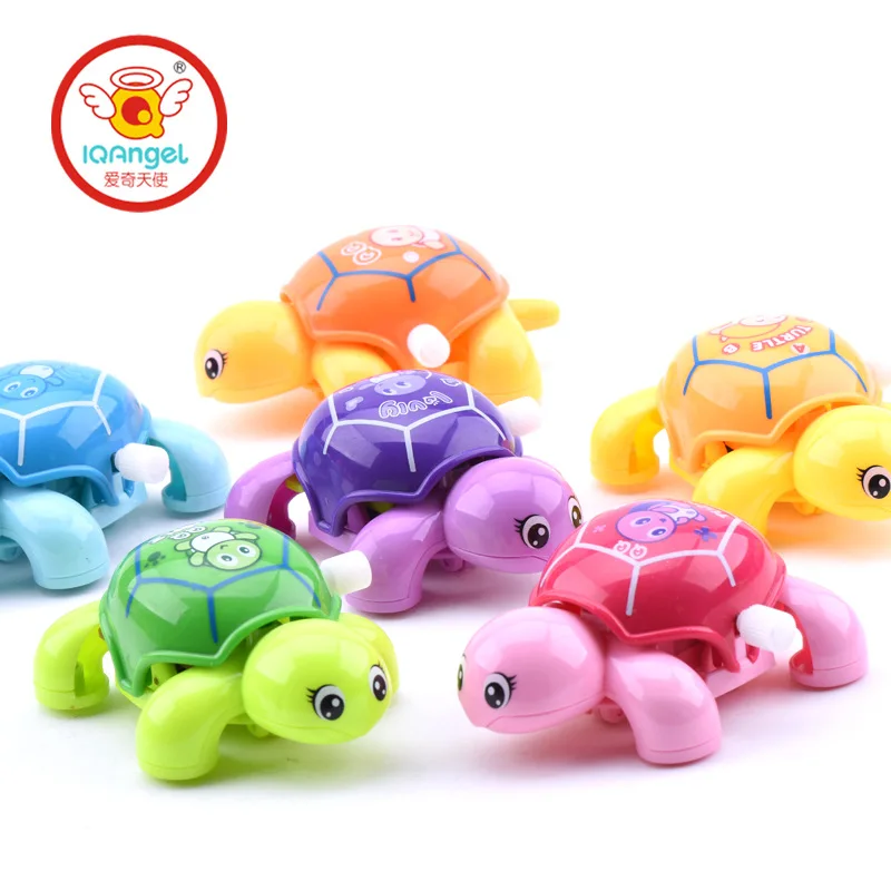 1Pcs Baby Tortoise Clockwork Toys Cartoon Animal Turtles Mini Crawling Wind Up Toy Educational Kids Classic For children | Игрушки и