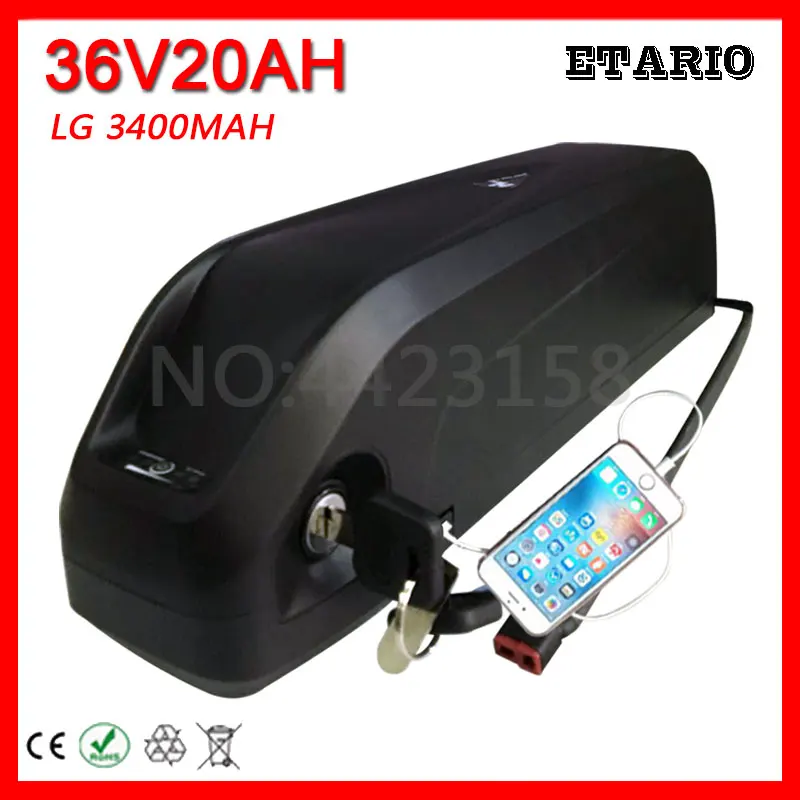 36V 20AH Hailong литиевая батарея электрические велосипеды 1000W Аккумулятор