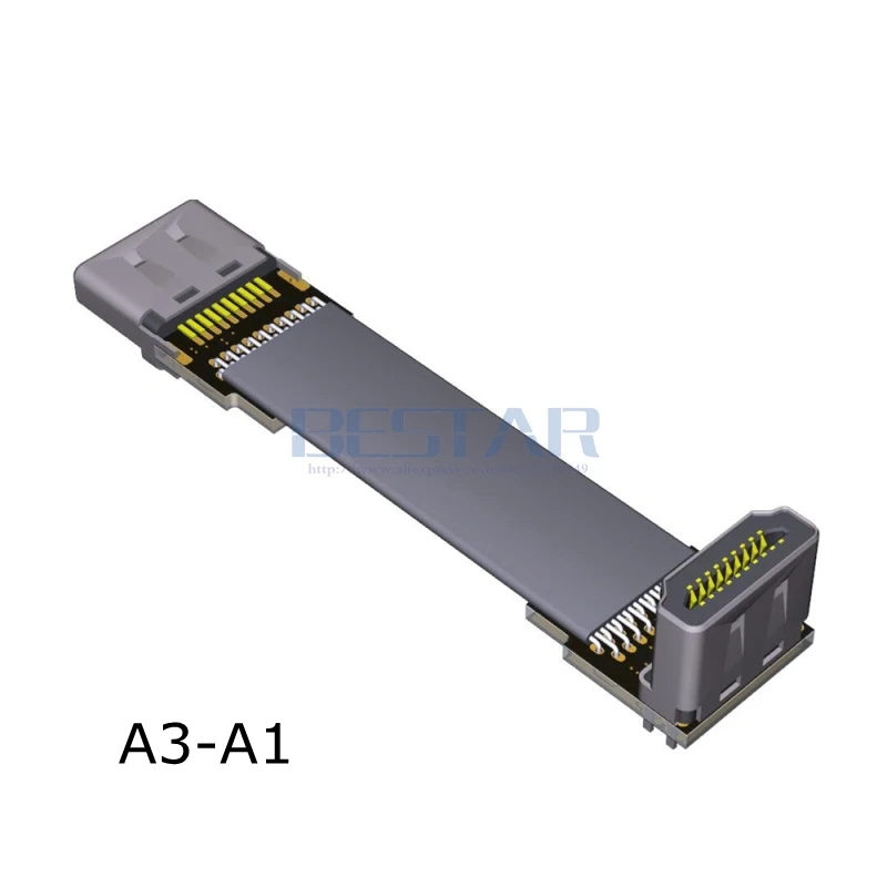 A3 A HDMI 2 0 FPV вниз угол 90 градусов адаптер 4K 2k @ 60 Гц к HDMI2.0 экранированный FPC плоский