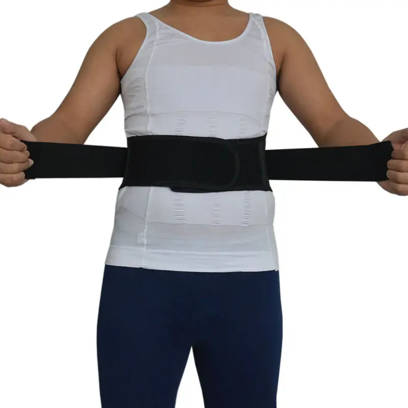 

Black Back Waist Brace Lumbar Support Belt Men Health Care spine support belt Reduce lower back pain AFT-Y006