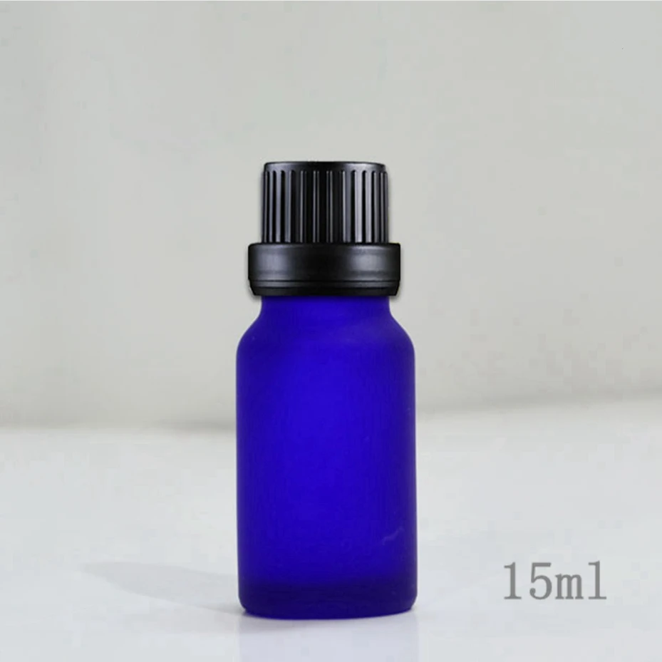 wholesale high-quality oil bottle glass bottle wholesale 15ml frosted packing bottles debugging glass jar 3 color