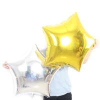 large 30inch goldsilver star shaped foil balloons for wedding birthday party decoration big helium globos air ballons supplies