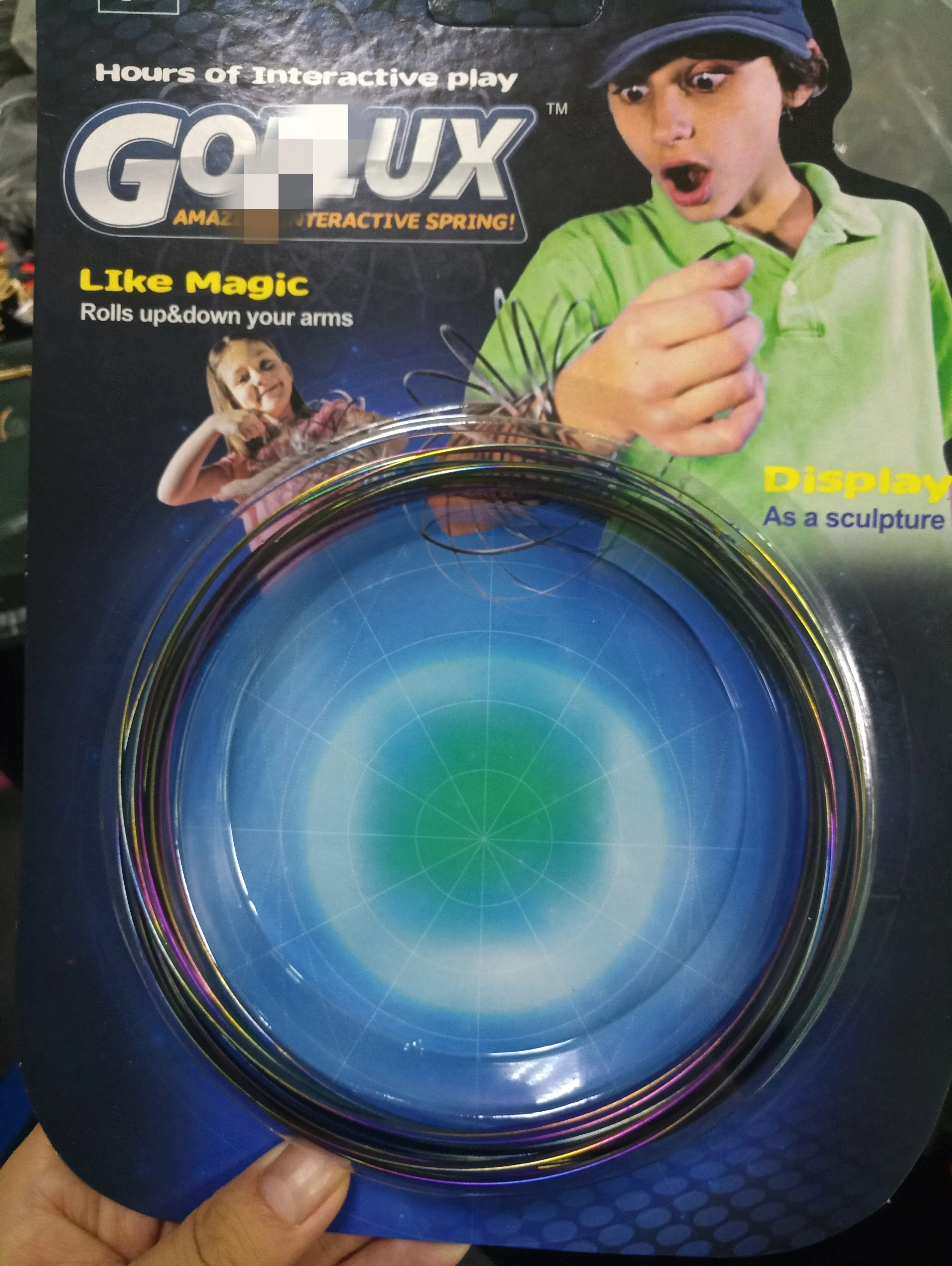 Волшебное кольцо, игрушки, Toroflux, кинетическая пружина, забавная уличная игра, Интеллектуальный Спиннер, 3D рука, Индуктивная игрушка для снятия стресса