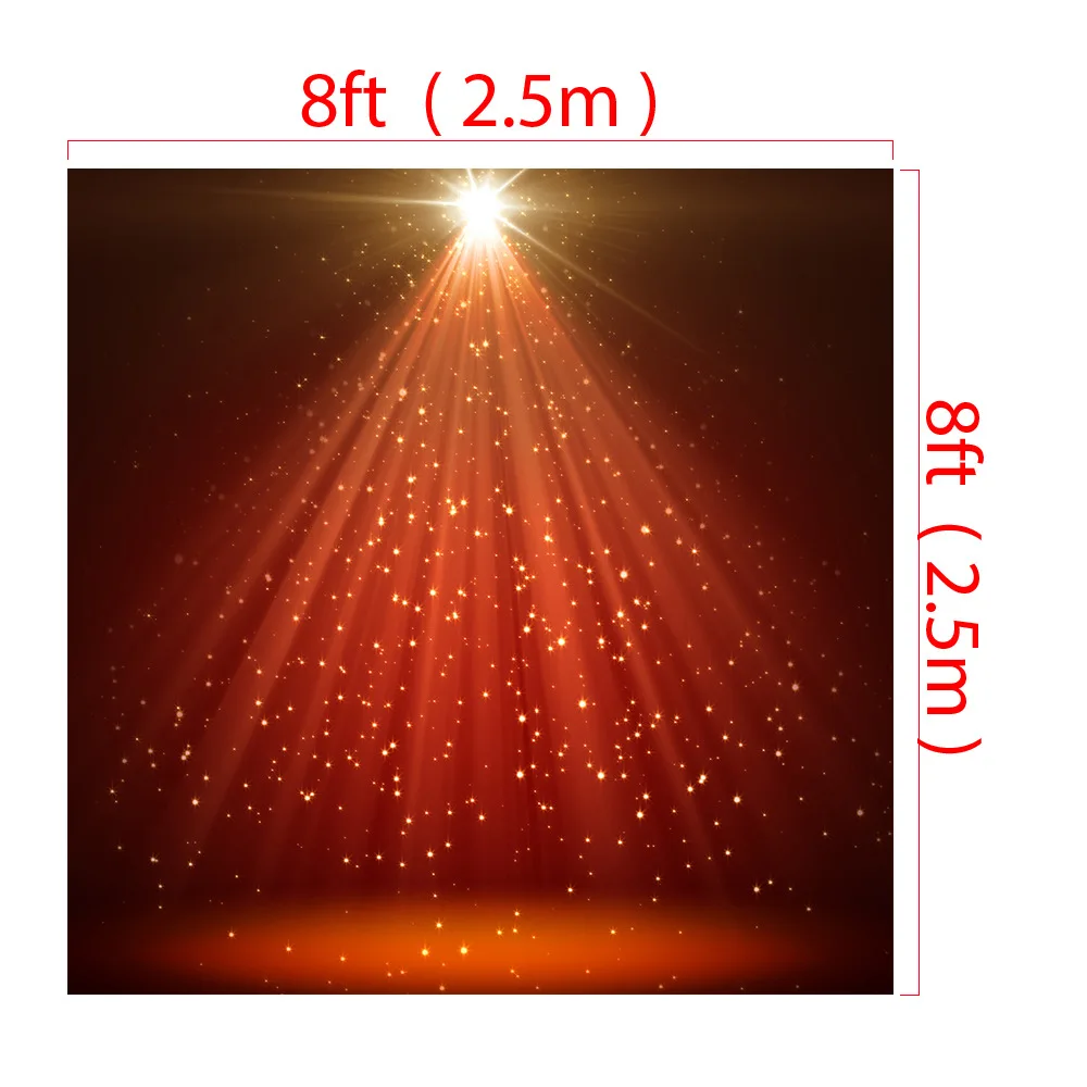 Горячая продажа Блестящий светильник красный ковер сценический фото студия