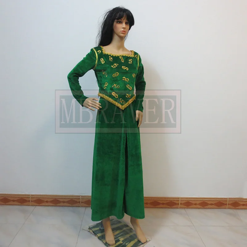 Индивидуальный заказ Шрек принцесса платье Фионы костюм для косплея аниме детей