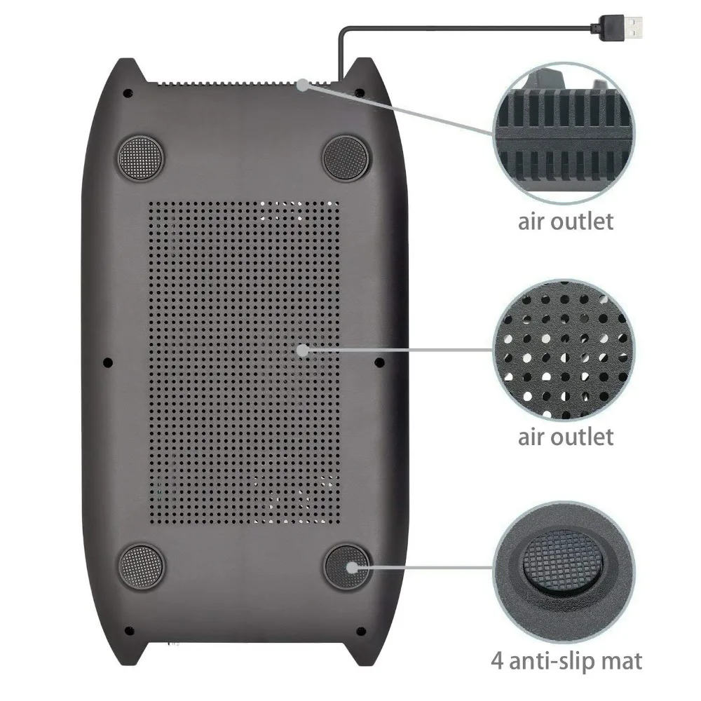 Вертикальная подставка Док станция/крепление для игровой консоли Xbox One X с