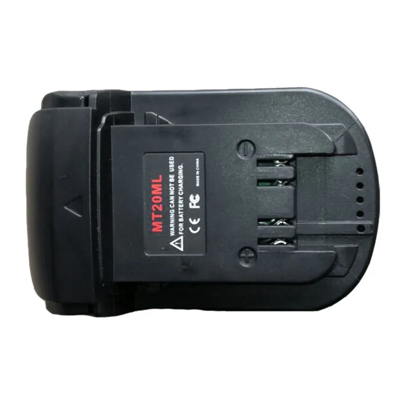 

Mt20Ml Батарея адаптер конвертер для Makita 18V/20V ионно-литиевая Батарея Bl1830 Bl1860 Bl1815 для Милуоки M18 Li-Ion Батарея