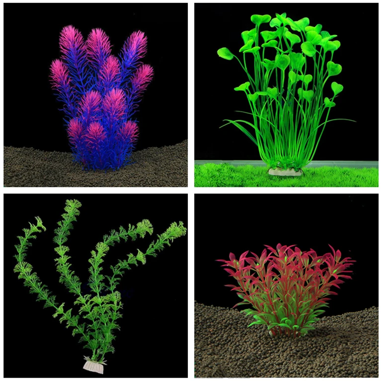 

Красивые пластиковые растения, украшение для аквариума, аксессуары для аквариума, украшение для аквариума