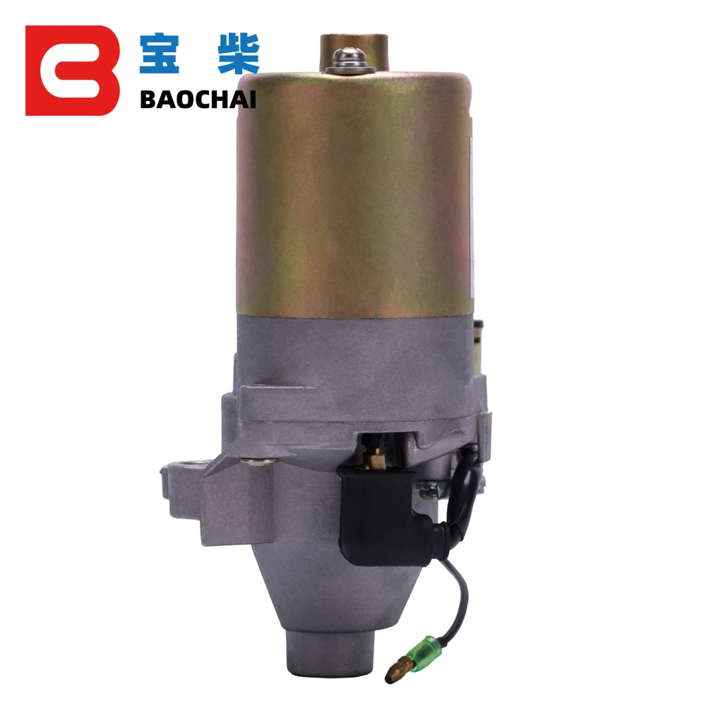 QDJ113 12V 0.25KW Электродвигатель бензинового двигателя с пусковым устройством, подходит для стартера дизельного двигателя 5,5 л.с. 168F и комплекта для мотороллера.