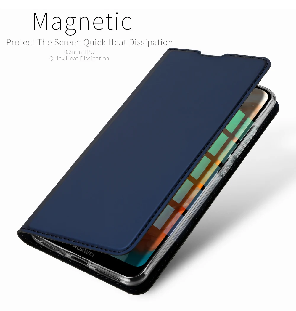 Флип-чехол для huawei Y6 из искусственной кожи ТПУ бампер противоударный защитный держатель для кредитных карт чехол-кошелек с подставкой Чехол для телефона