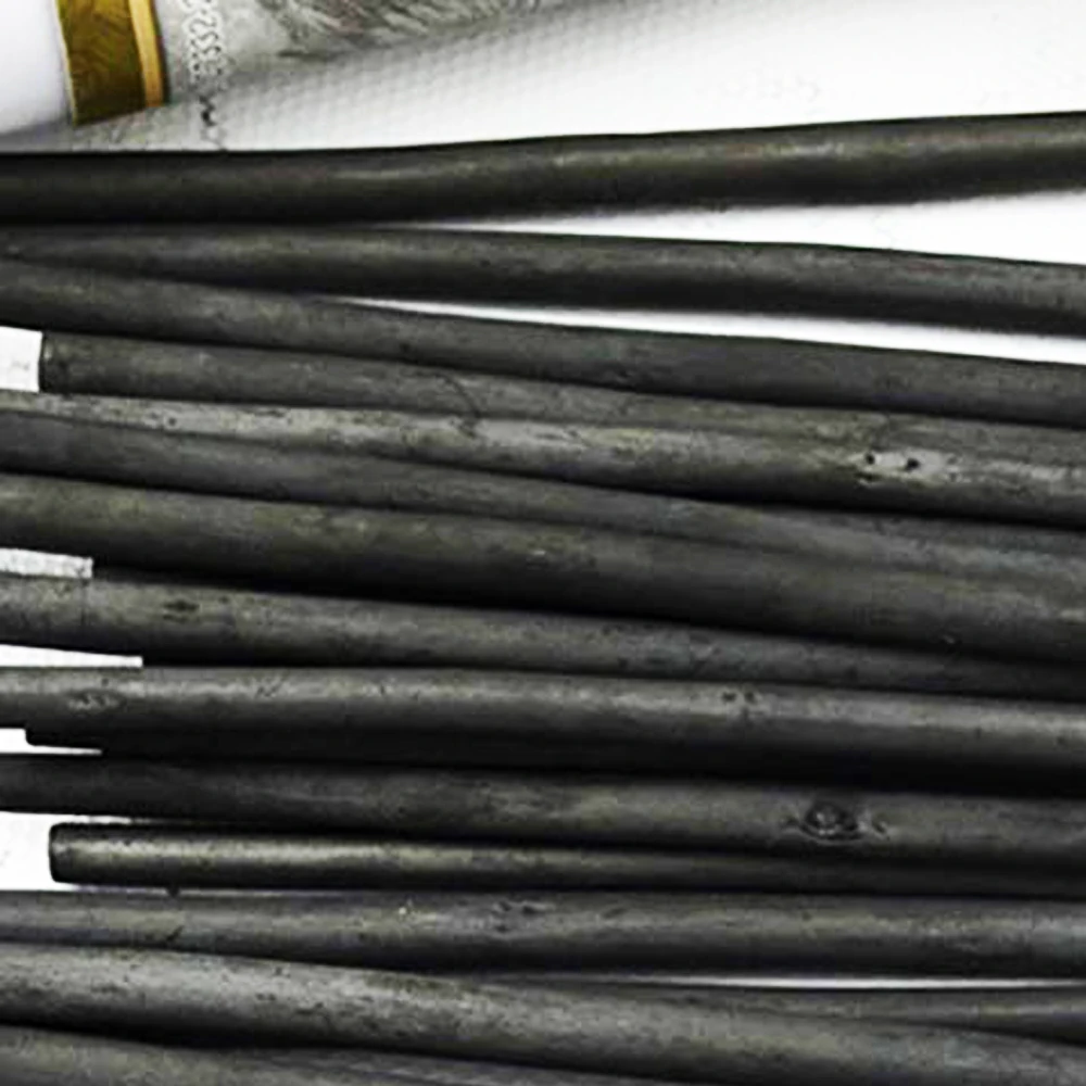 Черный натуральный хлопковый древесный уголь диаметром 5 7 мм|Угольные стержни