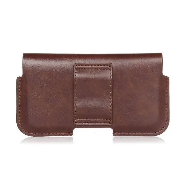 3 Colours Fashion Hook Loop Belt Pouch Holster Bag Horizontal Wallet PU Leather Buckle Case For All Smartphone 5.1&quot Below |