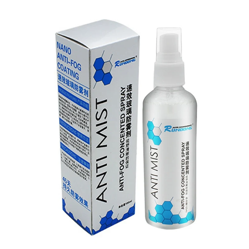 100 мл противотуманное стекло спрей долговечное жидкое для лобового стекла ванной
