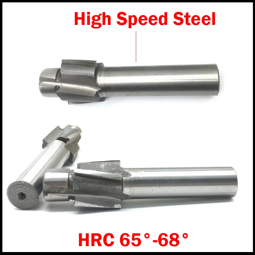M12 12 2*18 8 2x18 HSS AL 4 Флейта HRC68 пилотированная коническая дрель Цековка торцевой