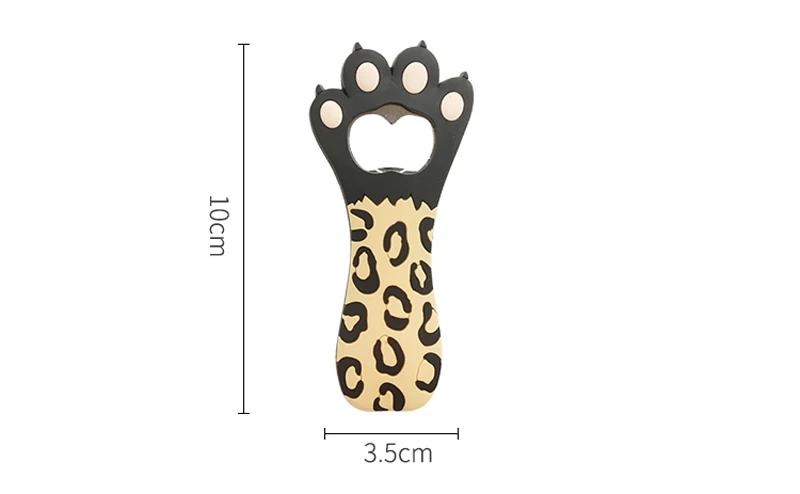 Magnet Cat Paw Claw Shaped Bottle Opener Cute Bar Tools Glass Beer Bottle Opener Corkscrew Kitchen Bar Tools Fridge Magnet