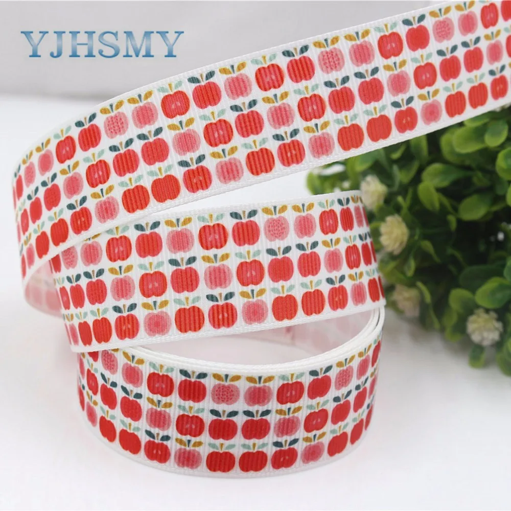 YJHSMY F-17504-1000 25 мм 10 ярдов мультфильм ленты термопечать grosgrain Свадебные аксессуары