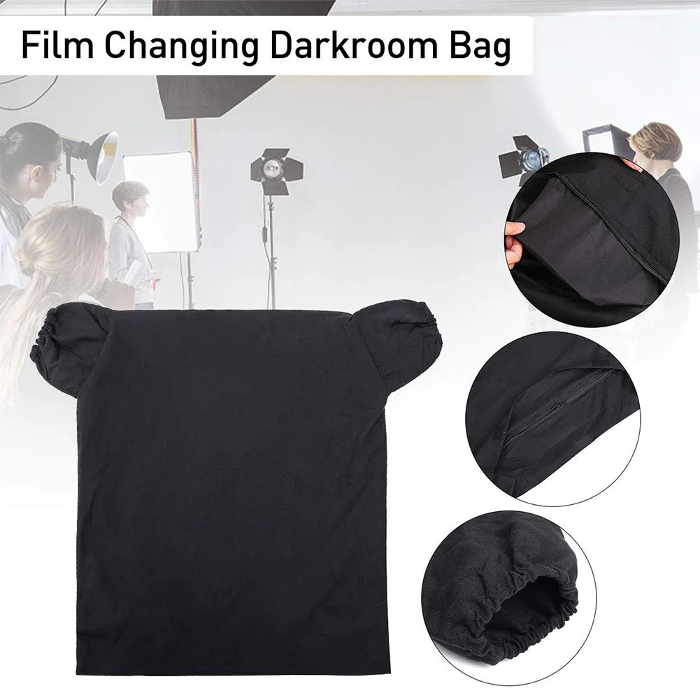 Practical Easy Clean Light-proof Anti Static Photography Portable Professional Darkroom Bag Zipper Dual Layer Film Changing | Электроника