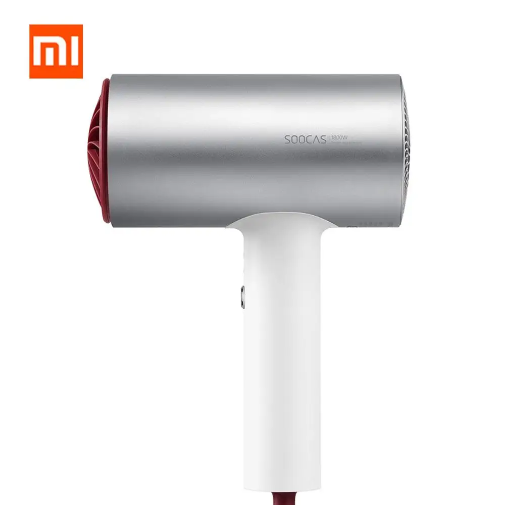Xiaomi Mijia фен SOOCAS H3S анион 1800 Вт Профессиональный из алюминиевого сплава мощный